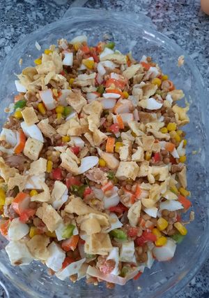 Una foto de Ensalada de lentejas