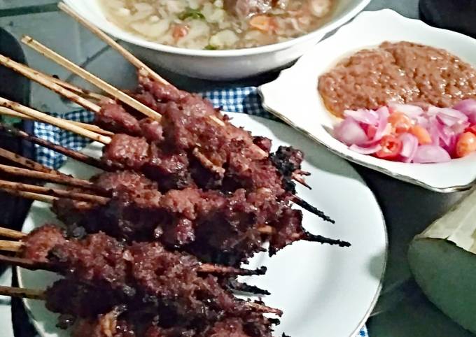 Ternyata ini loh! Bagaimana cara membuat Sate Daging Sapi untuk Hari Raya yang lezat