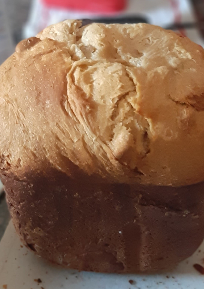Una foto de Pan dulce en panificadora eléctrica