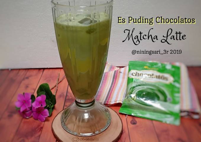 Es Puding Chocolatos Matcha Latte