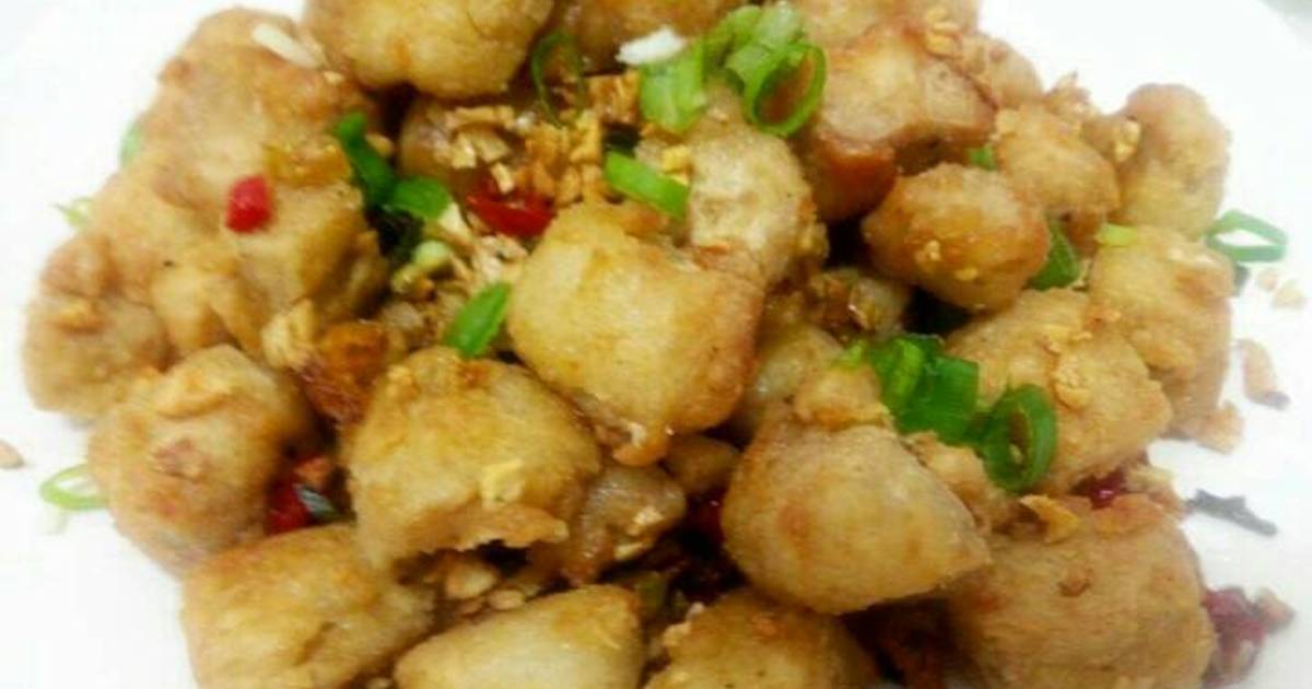  Resep  Tahu  Chrispy Siram Bawang Cabai dan Garam ala JTT  