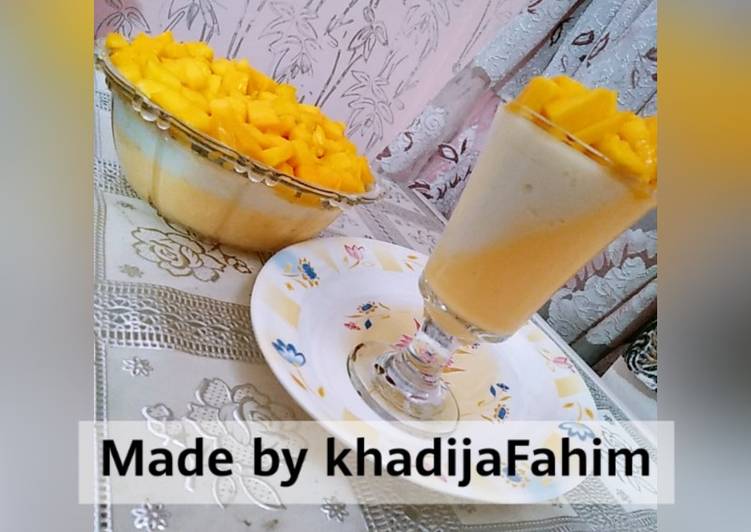 Recipe of Homemade MANGO Panna Cotta