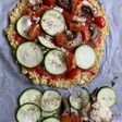 Pizza con base de coliflor