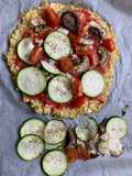 Pizza con base de coliflor