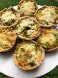 Canastitas de brócoli y queso