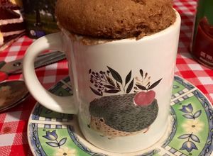 Una foto de Pastel de chocolate en taza, en solo 3 min