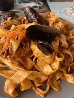 Una foto de Pasta marinera