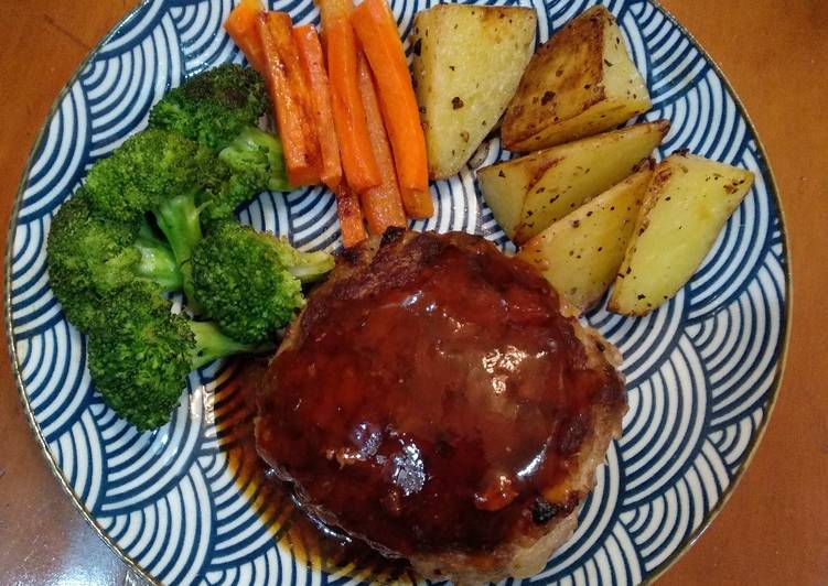 Hambagu (Hamburg Steak ala Jepang)