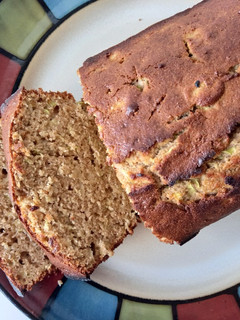 Una foto de Budín integral de manzana y zucchini