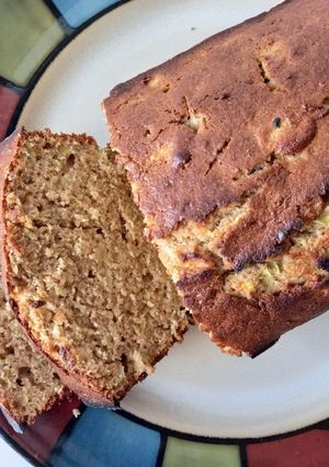 Una foto de Budín integral de manzana y zucchini