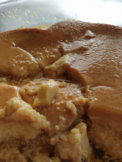 Una foto de Flan con coco