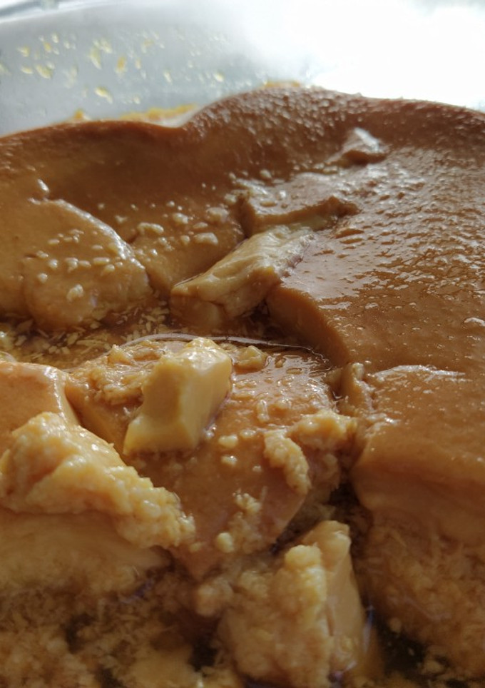 Una foto de Flan con coco