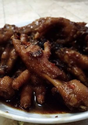 Foto resep Ceker bacem pedas