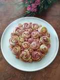 Pane alle rose con barbabietola e olio evo, cottura airfryer 🌷