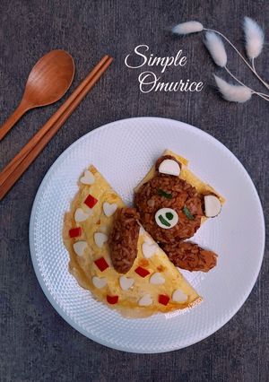 Foto resep Simple Omurice