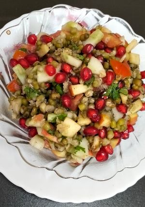 हेल्दी अनार सलाद रेसिपी मुख्य फोटो