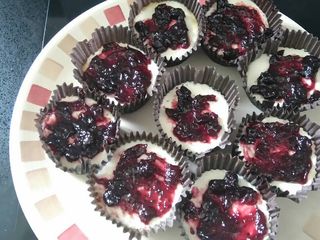 Manhatan cheesecake cupcakes