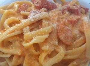 Una foto de Pasta al chipotle