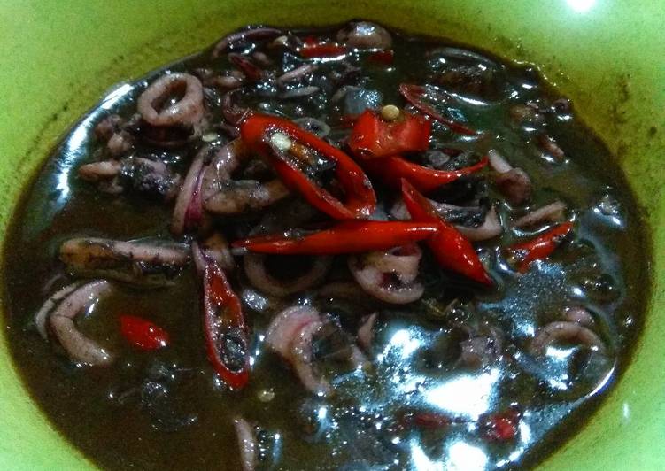 Resep Cumi Bumbu Hitam Lezat