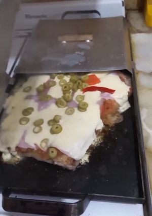 Una foto de Matambre de carne a la planchetta
