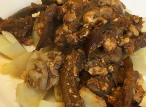 Vese és velő pörkölt recept fotója