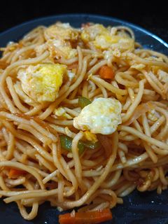 এগ চাউমিন (egg chow mein recipe in Bengali) রেসিপির প্রধান ছবি