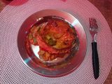 Chuletas en Salsa de Chile Chipotle con Calabacitas y Champiñones