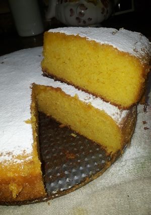 Una foto de Bizcochuelo de Mandarina en Licuadora