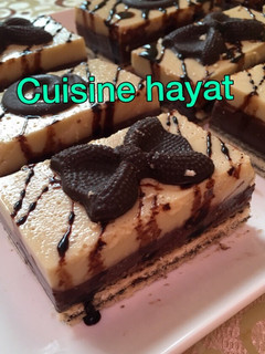 صورة لوصفة كيك بارد بدون فرن