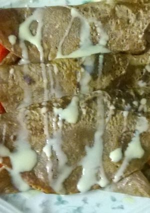 Una foto de Crepes de Chocolate