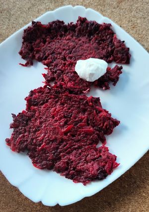 Cékla röszti, lapcsánka recept fotója