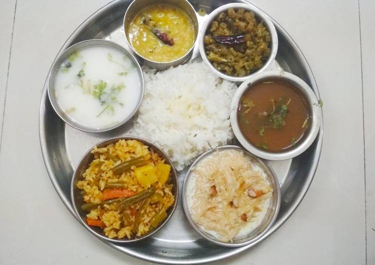 Easiest Way to Prepare Homemade Authentic lunch during auspicious day