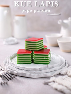 Foto resep Kue Lapis Pepe Pandan