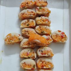 A picture of Coconut twist burfi.