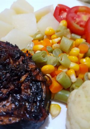 Foto resep Steak Ikan Tuna Lada Hitam