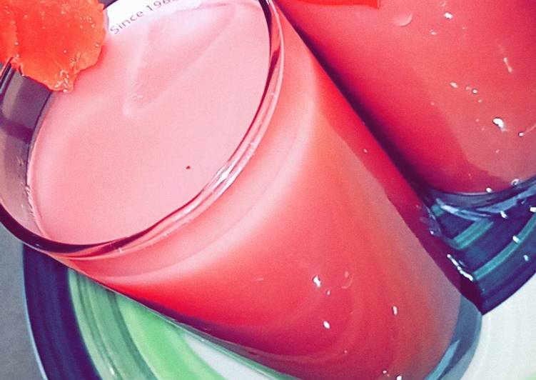 Recipe of Perfect Water melon smoothie | This is Recipe So Great You Must Attempt Now !!