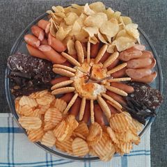 A picture of The Chip Combo Platter.