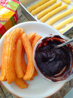Foto resep Churros con chocolate