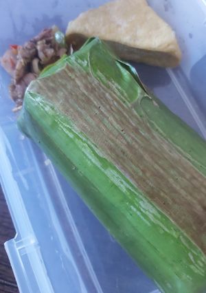 Foto resep Nasi bakar cumi asin