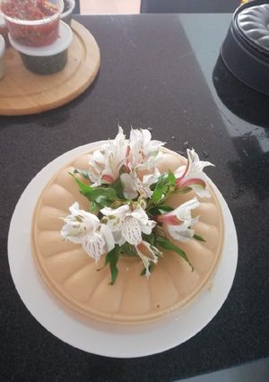 Una foto de Natilla de Arequipe (natilla colombiana receta sencilla)