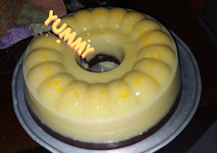 Puding jagung chocolatos