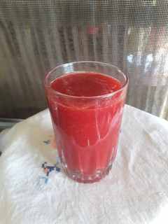 A picture of Mango-Beetroot Juice#authormarathon#4wkschallenge#charityrecipe#.