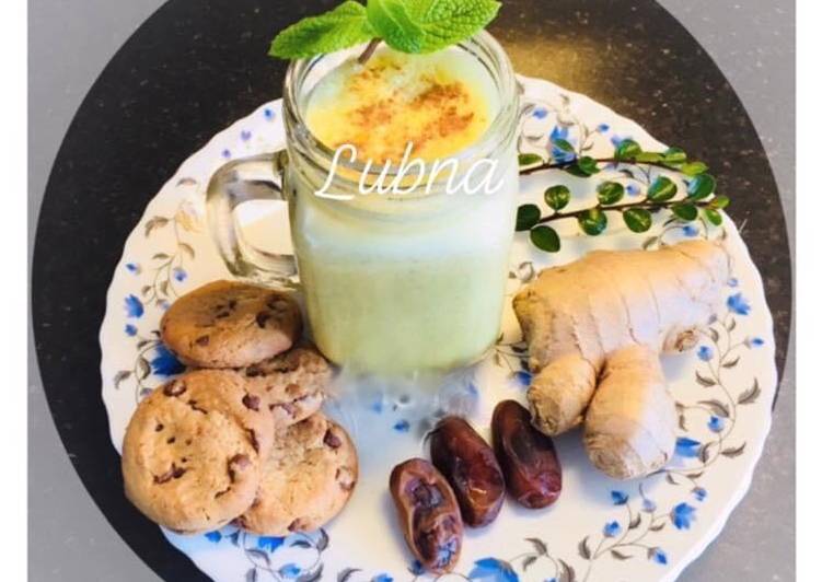 Recipe of Date and Turmeric Latte: in 21 Minutes for Young Wife