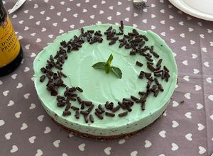 Foto di Cheesecake menta e cioccolato