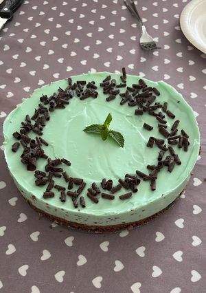 Foto di Cheesecake menta e cioccolato