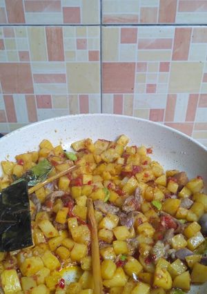 Foto resep Kentang balado petai sederhana