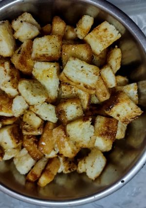 A picture of Caramel bread popcorn.