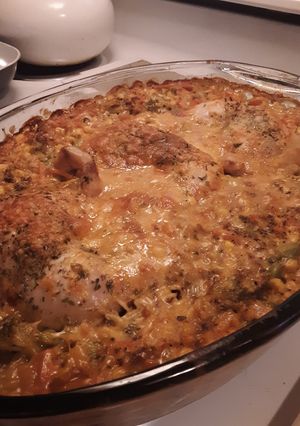 A picture of Uncle Tim's Leg quarter Casserole 🐓.