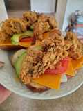 Brad's oyster po' boy