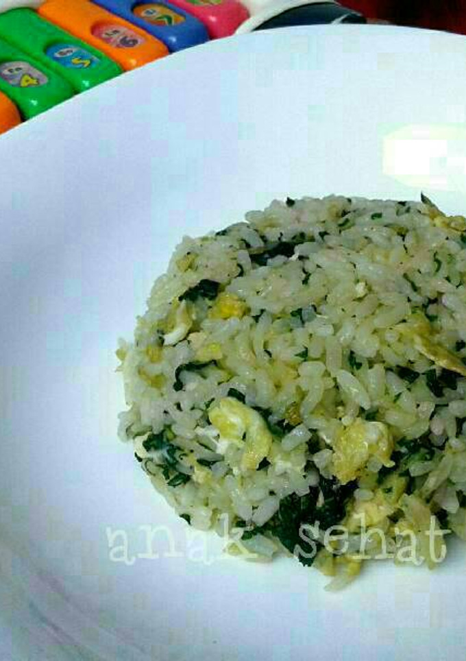 Foto resep Nasi Goreng Bayam (No MSG)